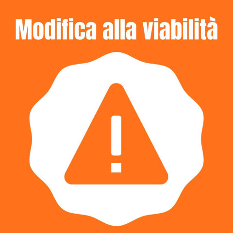Modifica temporanea della viabilità in via Villanova Maiardina