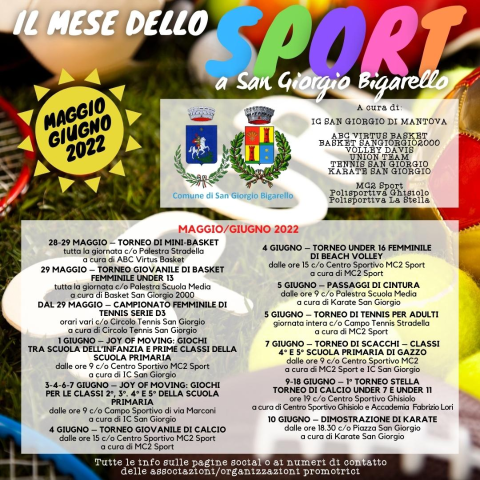 Il mese dello Sport a San Giorgio Bigarello