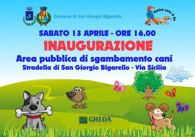 Inaugurazione pubblica di sgambamento cani (Eventi sociali)